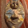 Indonesian Vintage Masks on light wood Image 5