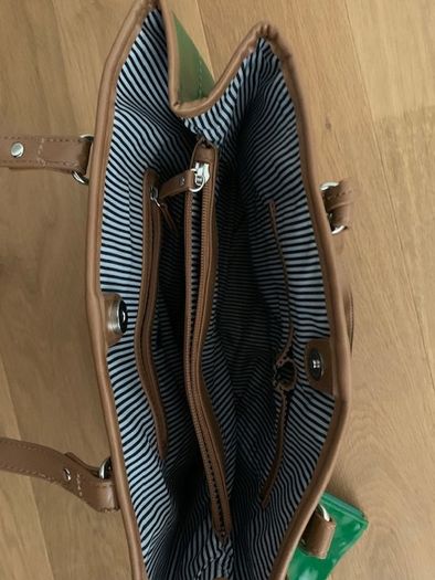 Green Patent Leather Handbag NEW