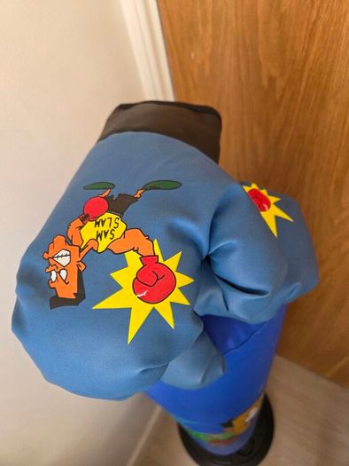Punch bag and Boxing gloves