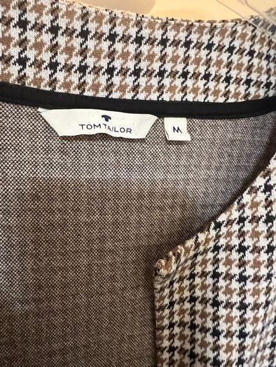 Tom Taylor Cardigan Jacket with Pockets (Brown) One Size