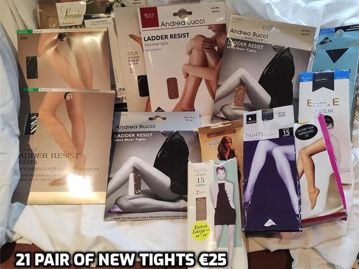 21 pairs of Tights, new (25367)