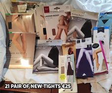 21 pairs of Tights, new (25367)