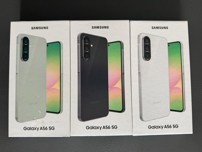 Samsung A56,5G/8GB RAM:/128GB Awesome Pink /LightGray/Olive/Graphite Colours Brand New Sealed 1 year Samsung Warranty Free Screen Protector and Phone Cover RECEIPT