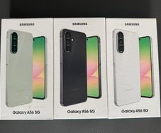 Samsung A56,5G/8GB RAM:/128GB Awesome Pink /LightGray/Olive/Graphite Colours Brand New Sealed 1 year Samsung Warranty Free Screen Protector and Phone Cover RECEIPT