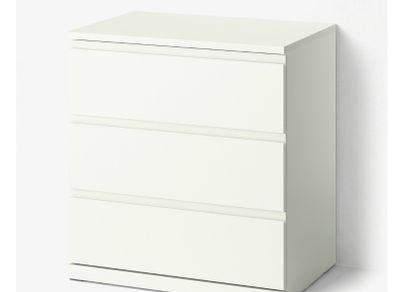 Chest of drawer Ikea white
