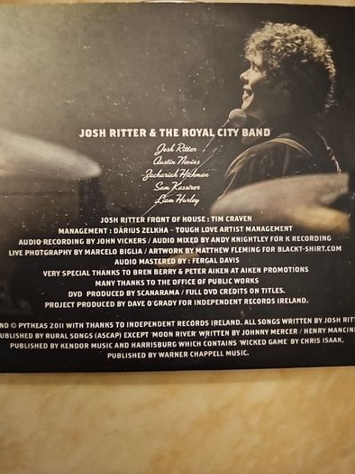 Josh Ritter 2CD + DVD  - Live At The Iveagh Gardens