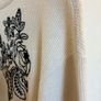 Hand embroidered Zara knit top Image 3
