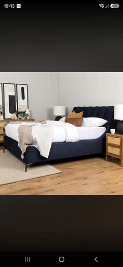 King sized Enzo Full Ottoman bed- Almost brand new