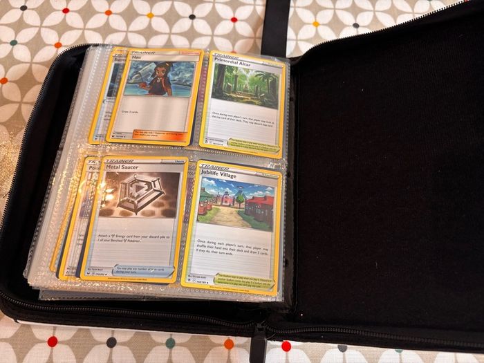Pokemon folder and cards