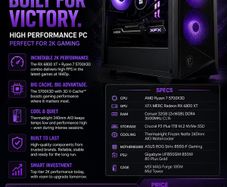 Rx 6800xt & Ryzen 7 5700x3d Gaming Pc
