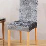 Grey or champagne velvet look chair covers 14 euro each Image 2