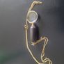 Stunning vintage mini magnifying glass necklace  - gold Image 2