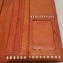 handcrafted made soft leather wallet,with designs ,, thank you,,was used,some wear and tear,,take as is .. Image 2