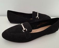 F&F "Sensitive Sole" Faux Suede Loafers (NEW!)