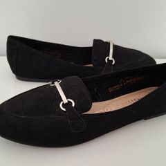 F&F "Sensitive Sole" Faux Suede Loafers (NEW!)