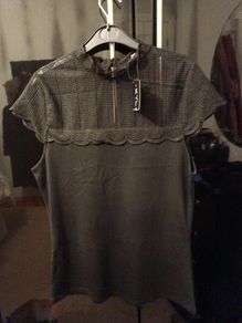 Brand new Black cap sleeve Top