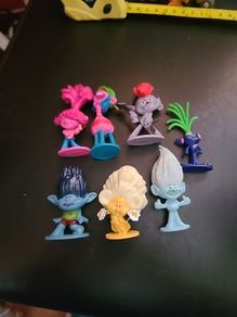 Set of Troll cake toppers