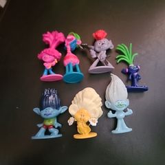 Set of Troll cake toppers