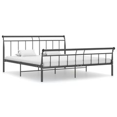 Bed Frame Black Metal 180x200 cm