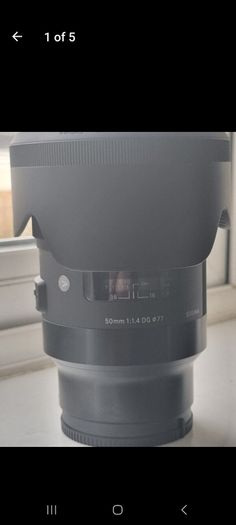 50mm f/1.4 DG HSM Art Lens for Sony E Mount.