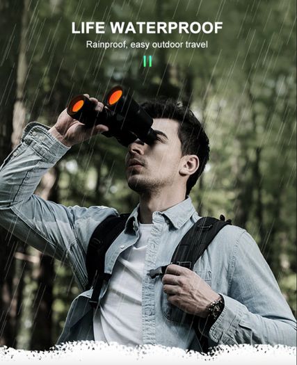 New Telescope 60X60 HD Binoculars High Clarity 10000M High Power For Outdoor Hunting Optical Lll Night Vision binocular Fixed Zoom