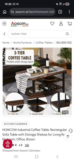 coffee table