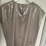 Marks & Spencer Champagne Gold Metallic Top new size 12 Image 2