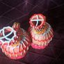 2 Beautiful presume Mexican Clay Bottle Image 3