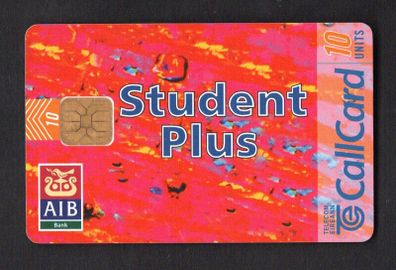 1996 Ireland 10 unit AIB "Student Plus" bank account (ODS2) Call Card used