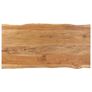 Dining Table 160x80x76 cm Solid Acacia Wood Image 4