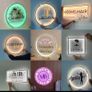 Backlit Round LED Logo Sign - Custom Illuminated Acrylic Wall Sign Image 3