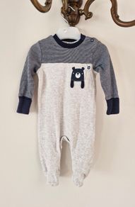 Baby boy sleepsuit/babygro