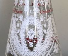 2008 Evian Limited Edition Christian Lacroix Glass Snowflake ( Unopened)