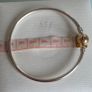 Pandora Moments two-tone bangle ir sterling silver with a 14k yellow gold ball clasp. (Size approx 19cm) for the right size please check all the photos (the bracelet is in very good condition) Image 5
