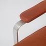 Vintage Tan Leather Swivel Office Chair Mondo by Karl-Erik Ekselius for JOC, 1960s. Image 7