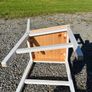 IKEA solid white wooden chair Image 2