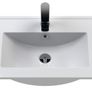 Black bathroom vanity unit Image 2