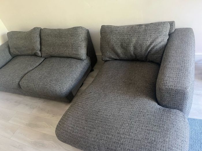 Grey L Shaped Sofa