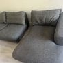 Grey L Shaped Sofa Image 4