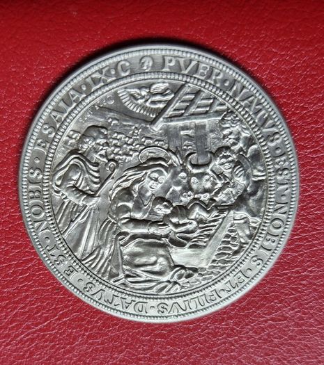 1976 Germany Aachen - Christmas Silver Thaler -Very Rare Piece