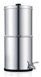 Stainless Steel Gravity Water Filter, Fluoride Removal| No Electricity