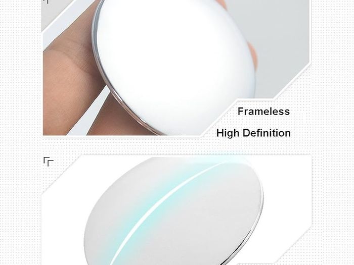 NEW SALE | Blind Spot Mirrors, Round Frameless 360 Degree Rotate Sway Adjustable HD Glass Convex Mirror Maximize RearView Universal for Car SUV Trucks Traffic Safety - Pack 2