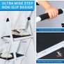 2 Step Ladder Folding Ladder, Portable With Anti-Slip Mat & Comfortable Soft Handgrip, Heavy Duty Steel - Easy to Store Ladders, 150KG Max Capacity (2 white) (SVSL04V1) Image 5