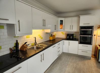 Modern White Gloss Kitchen