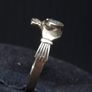 Vintage Irish 9ct Gold Claddagh Ring Dublin Hallmarked Size 56.5 Image 4