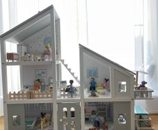 wooden doll house