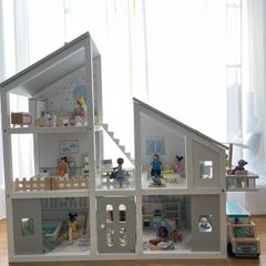 wooden doll house
