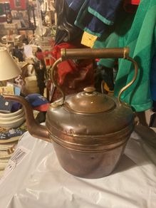 Victorian cooper kettle free postage