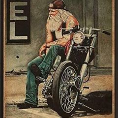 You Don't Stop Riding When You Get Old Harley Tin Metal Sign