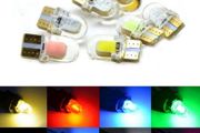 2pcs LED Bulbs T10 194 168 W5W Reading Lamp Interior Clearance License Plate Position Light 12V Ice Blue White Red Blue 6000K